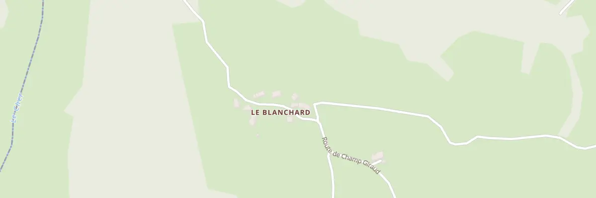 Plan du 5152 Le Blanchard à La Petite-Marche