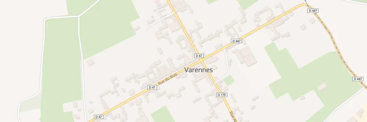 Plan du 2 Rue du Bois à Varennes