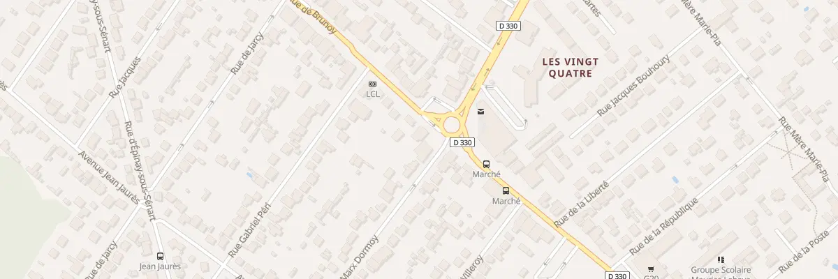 Plan du 1B Rue de Brunoy à Quincy-sous-Sénart