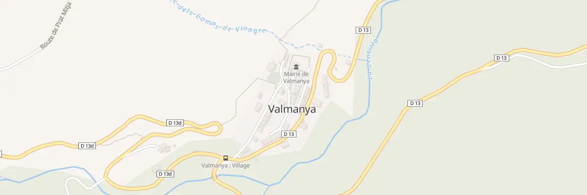 Plan du 1 Cae Major à Valmanya