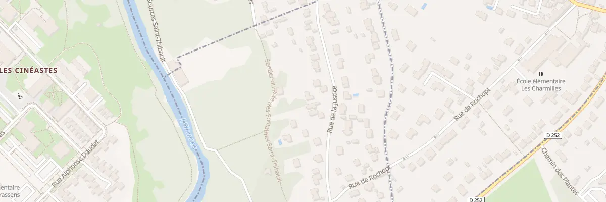 Plan du 24 Rue de la Justice à Boussy-Saint-Antoine