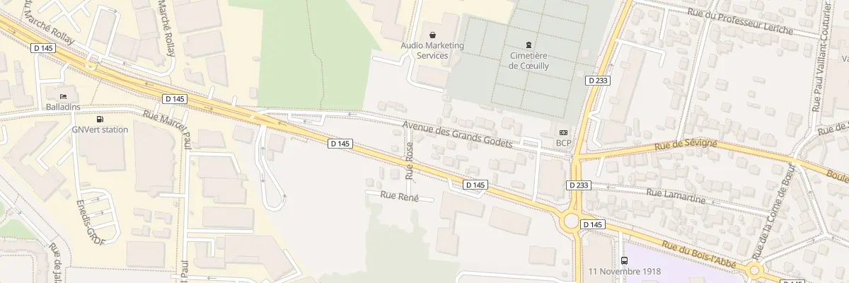 Plan du 92 Av de Coeuilly à Champigny-sur-Marne