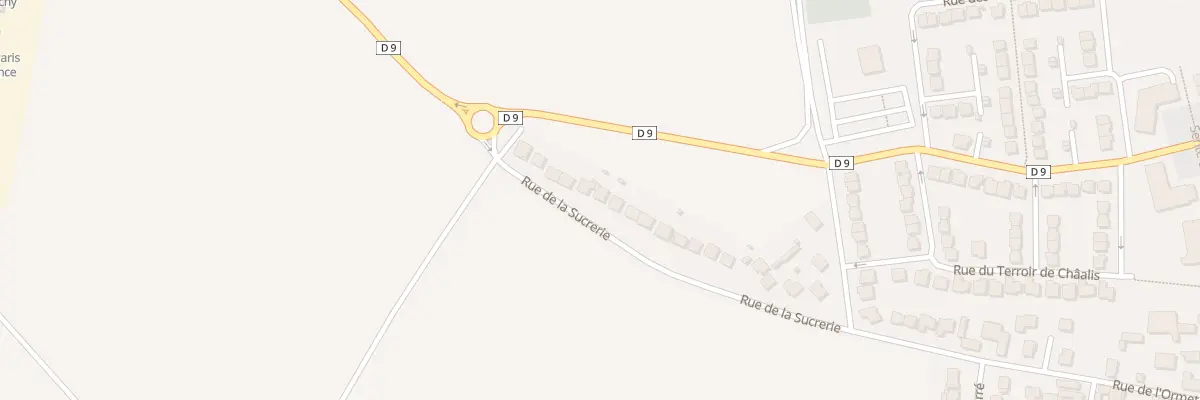 Plan du 25 Rue de la Sucrerie à Villeron