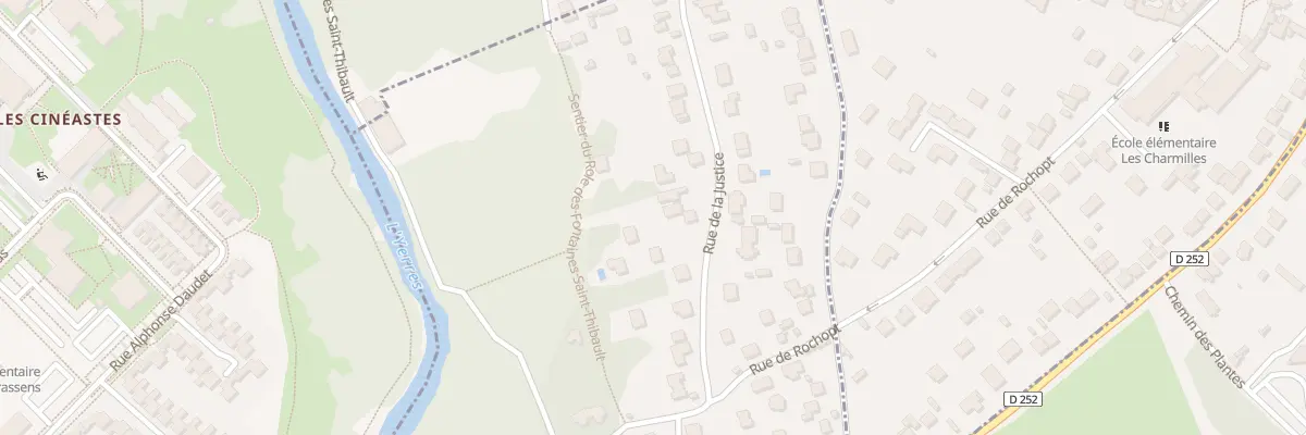 Plan du 28 Rue de la Justice à Boussy-Saint-Antoine