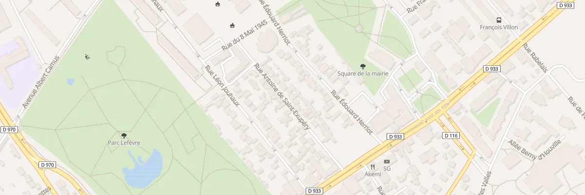 Plan du 24 Rue A de St Exupery à Livry-Gargan