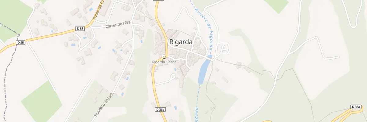 Plan du 68 Village à Rigarda