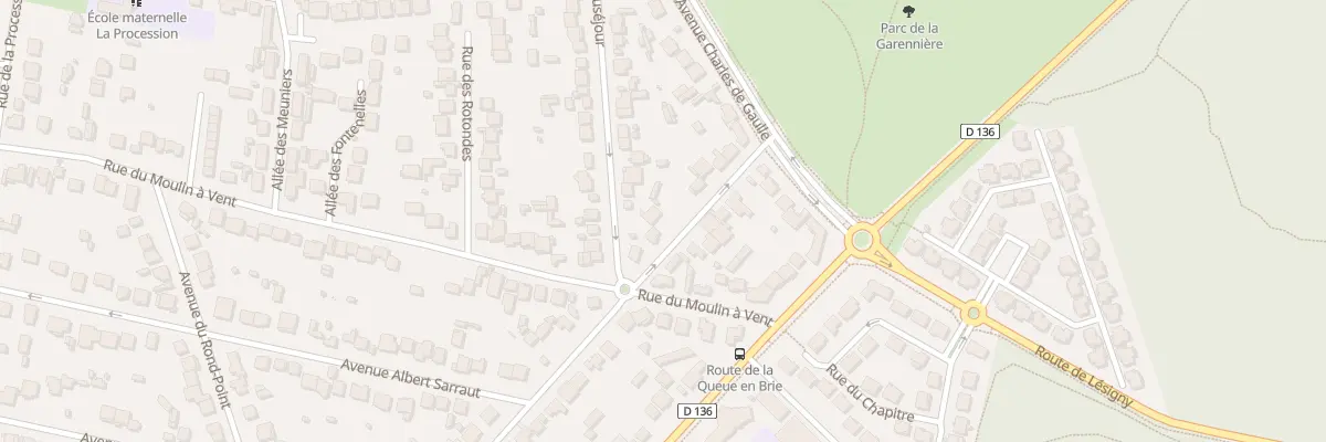 Plan du 14 Rue d’Estienne d’Orves à Sucy-en-Brie
