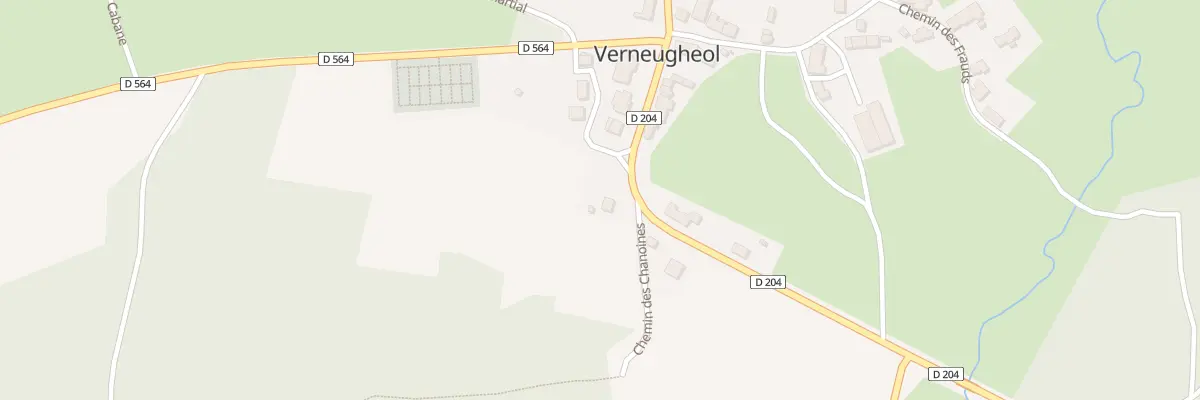 Plan du 5063 Bourg de Verneugheol à Verneugheol