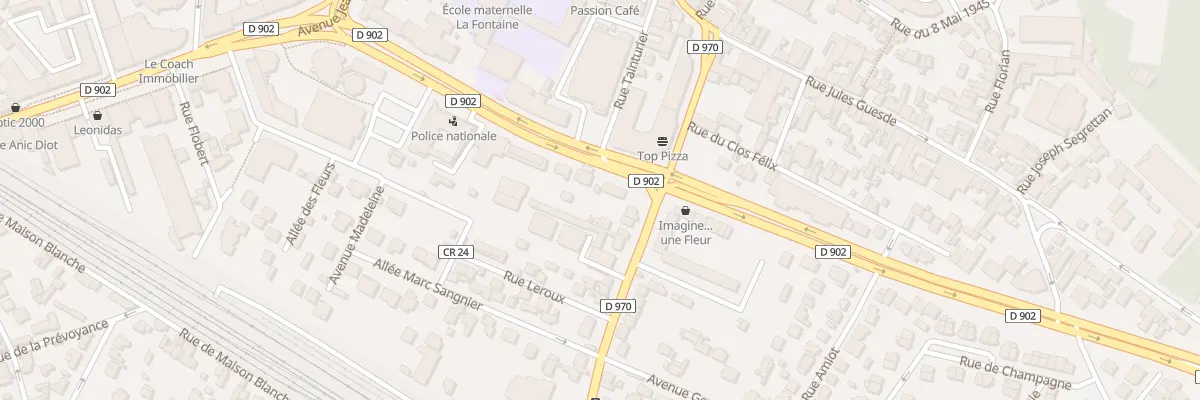Plan du 18 Rue Aristide Briand à Gagny