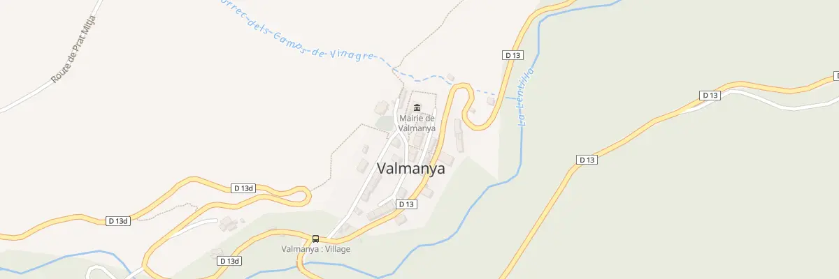 Plan du 10 Cae de l’Ajuntament à Valmanya