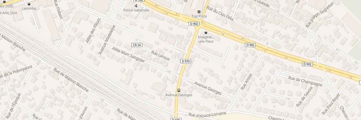Plan du 28B Rue Aristide Briand à Gagny