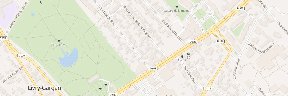 Plan du 8 Rue Léon Jouhaux à Livry-Gargan