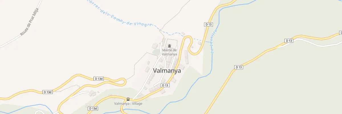 Plan du 8 Cae de l’Ajuntament à Valmanya