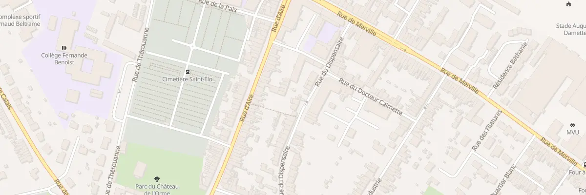 Plan du 22 Rue du Dispensaire à Hazebrouck