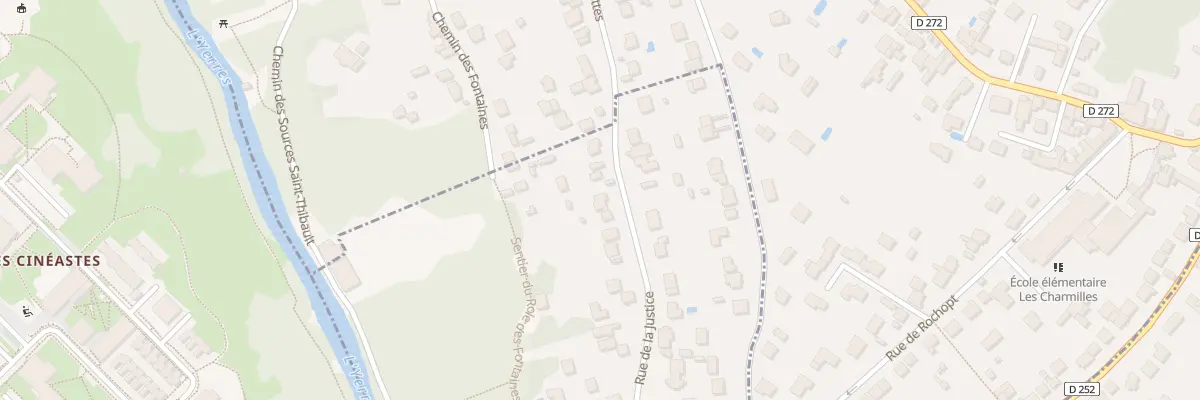 Plan du 10B Rue de la Justice à Boussy-Saint-Antoine
