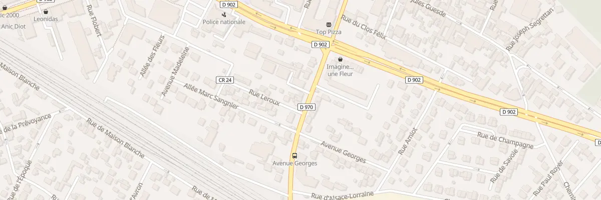 Plan du 2T Rue Leroux à Gagny