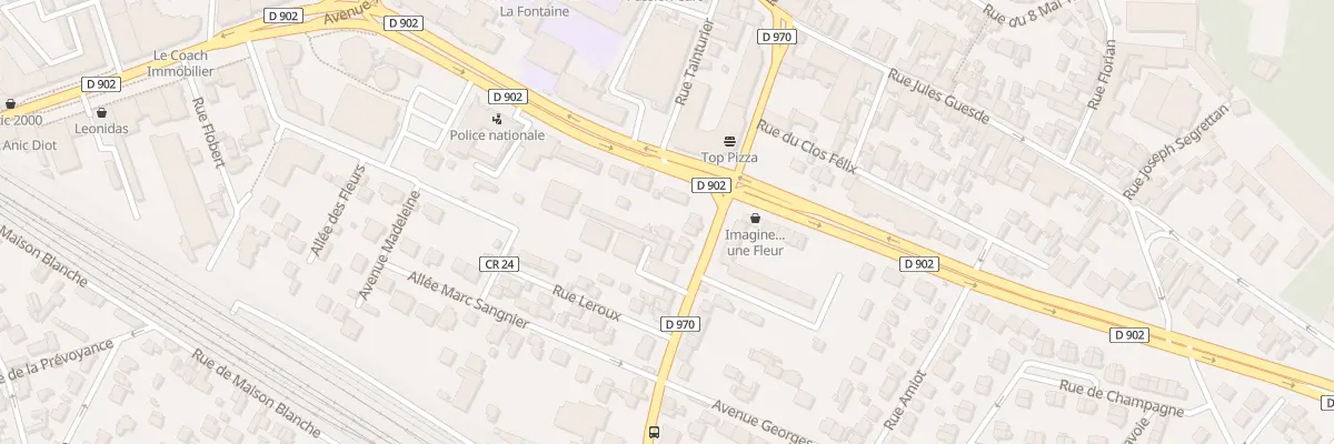 Plan du 20 Rue Aristide Briand à Gagny