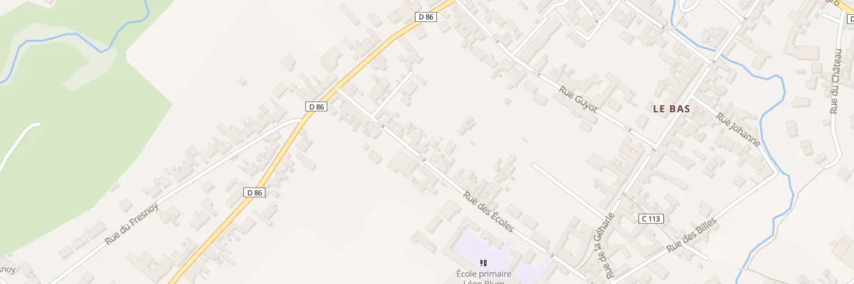 Plan du 25B Rue des Ecoles à Houdain
