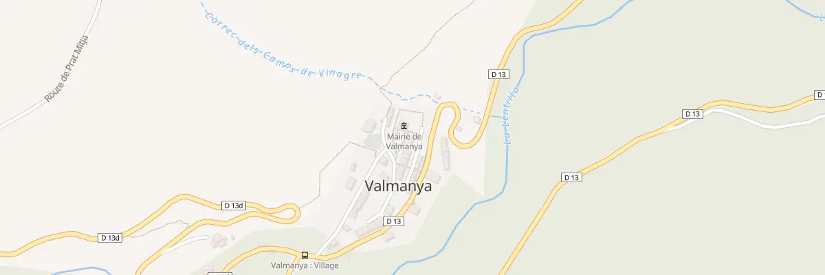 Plan du 2 Cae de l’Ajuntament à Valmanya