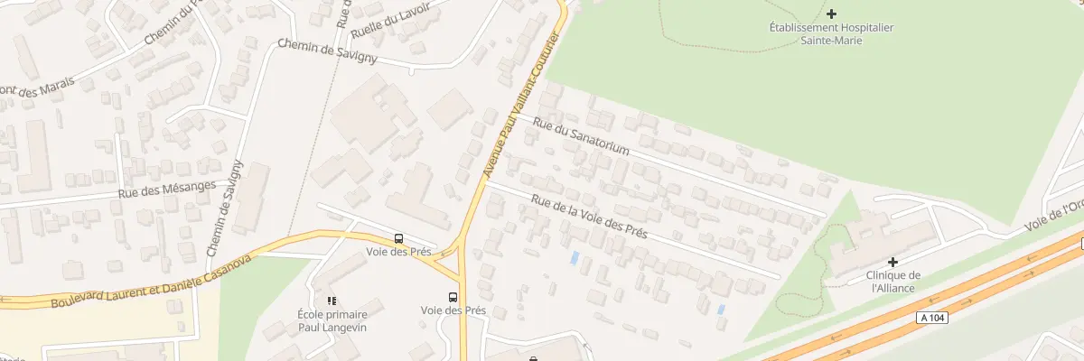 Plan du 5 Rue de la Voie des Prés à Villepinte