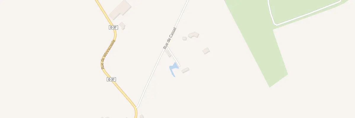 Plan du 176 Rue de Cassel à Herzeele