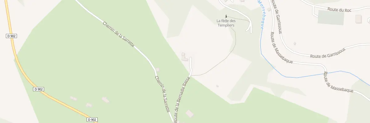 Plan du 5253 La Bernadie à La Selve