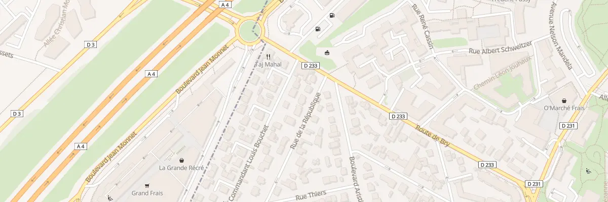 Plan du 41 Rue de la République à Villiers-sur-Marne