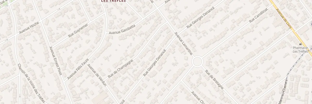 Plan du 66 Rue Georges Denancé à Sevran