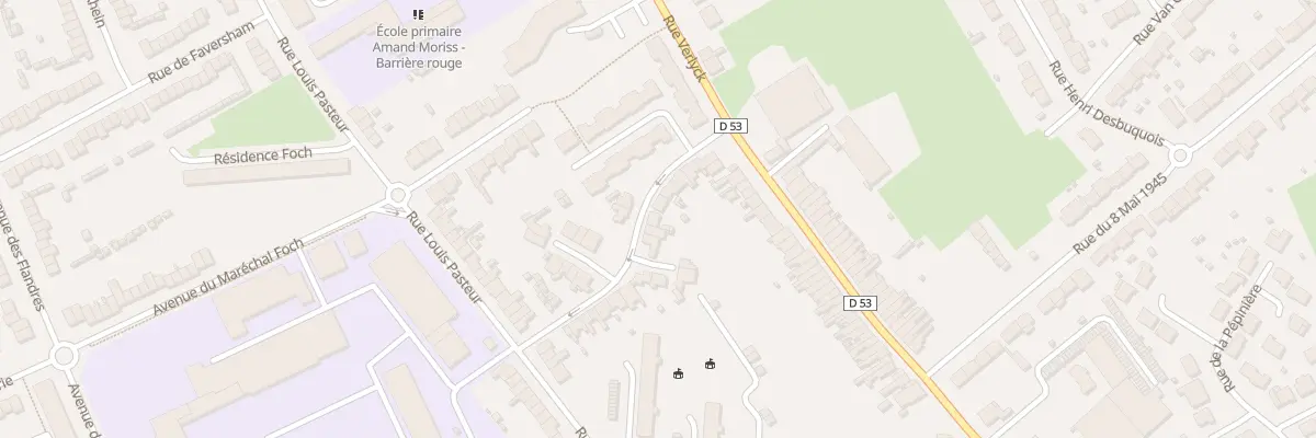 Plan du 13 Rue Henry Dunant à Hazebrouck