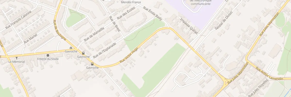 Plan du 107 Rue Victor Hugo à Bruay-la-Buissière