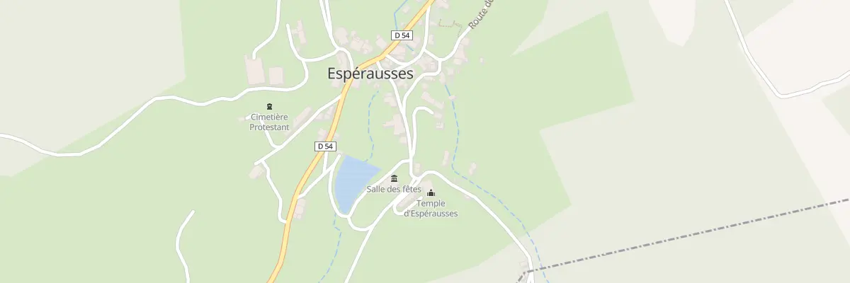 Plan du 5012 Esperausses à Espérausses