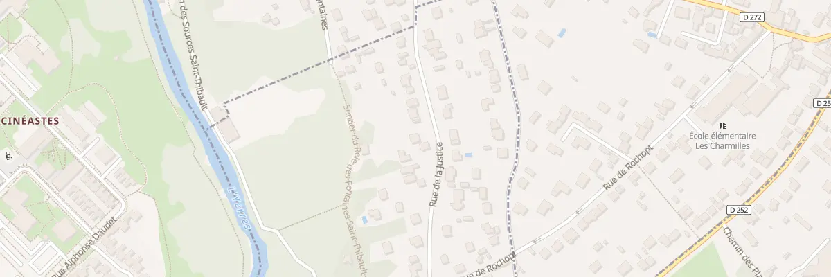Plan du 22 Rue de la Justice à Boussy-Saint-Antoine
