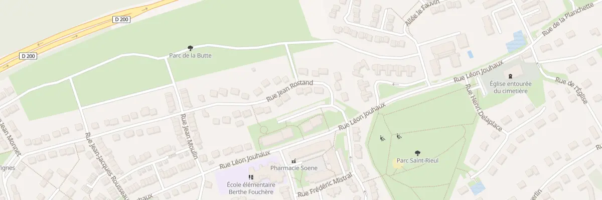 Plan du 6 Rue Jean Rostand à Brenouille