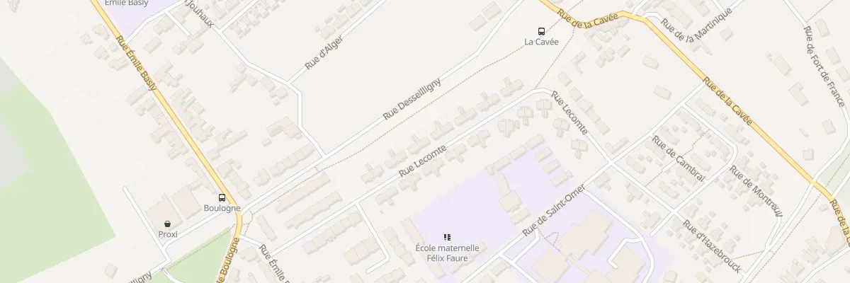 Plan du 209 Rue Lecomte à Bruay-la-Buissière