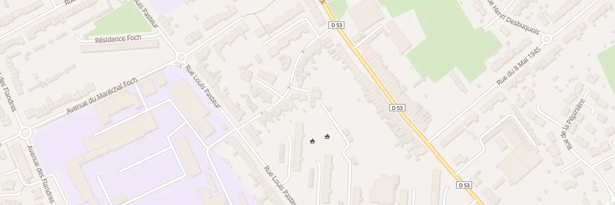 Plan du 23 Rue Henry Dunant à Hazebrouck