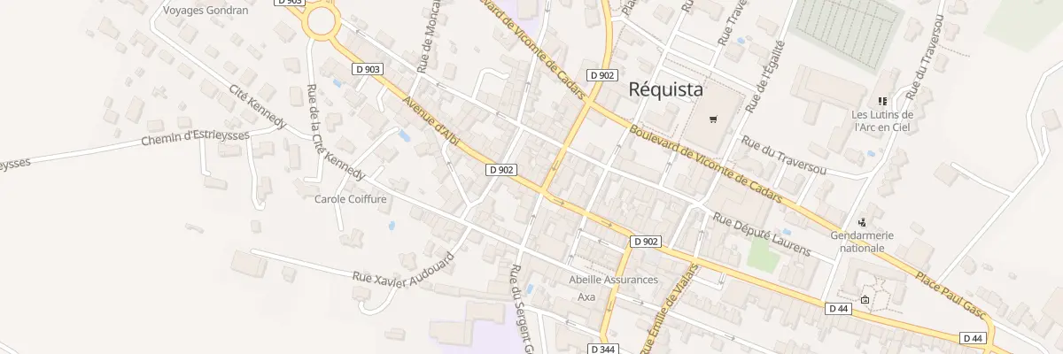 Plan du 4 Av d’Albi à Réquista