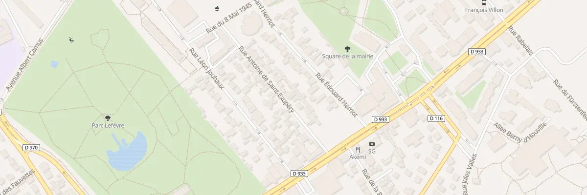 Plan du 16 Rue A de St Exupery à Livry-Gargan