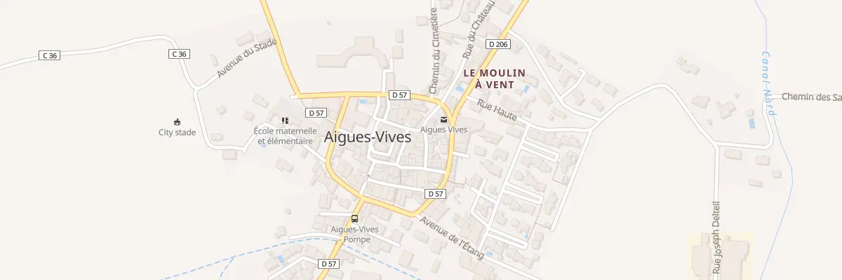 Plan du 2 Rue du Rocher à Aigues-Vives