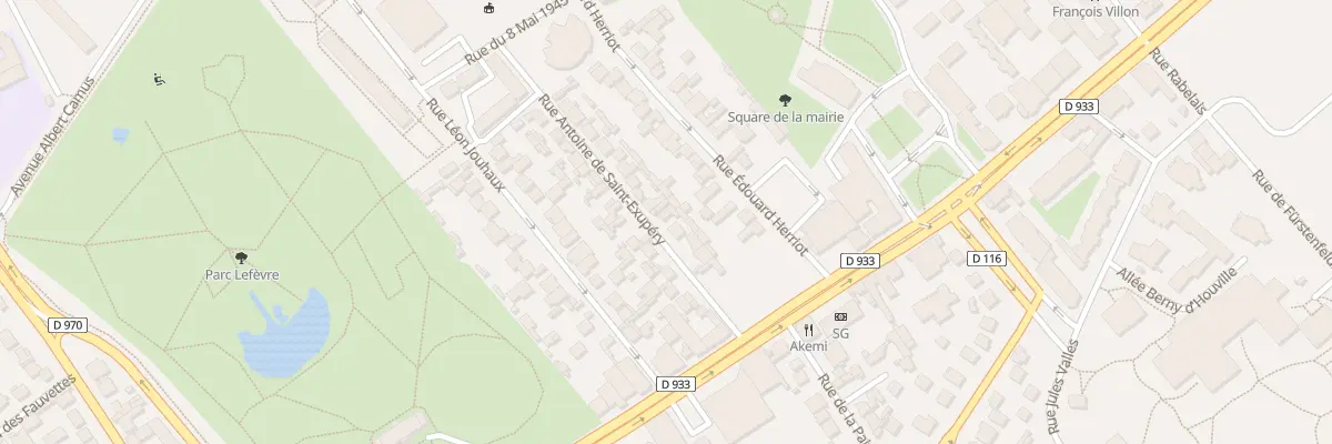 Plan du 14 Rue A de St Exupery à Livry-Gargan