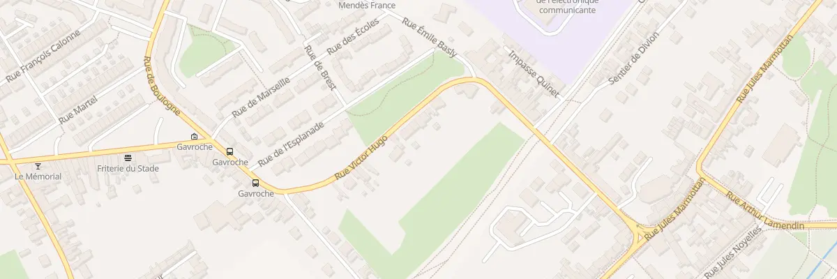 Plan du 101 Rue Victor Hugo à Bruay-la-Buissière