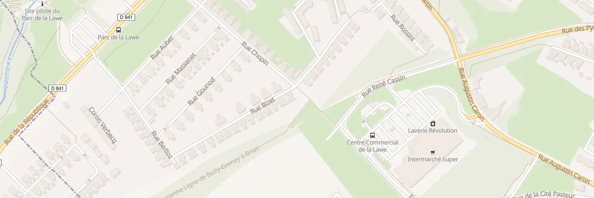 Plan du 206 Rue Bizet à Bruay-la-Buissière