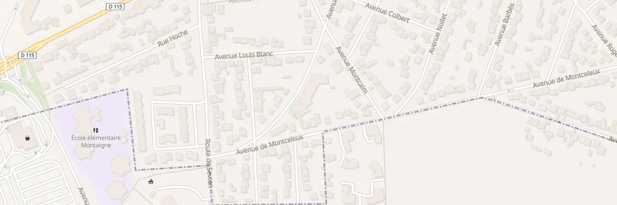 Plan du 45 Av Jules Ferry à Villepinte