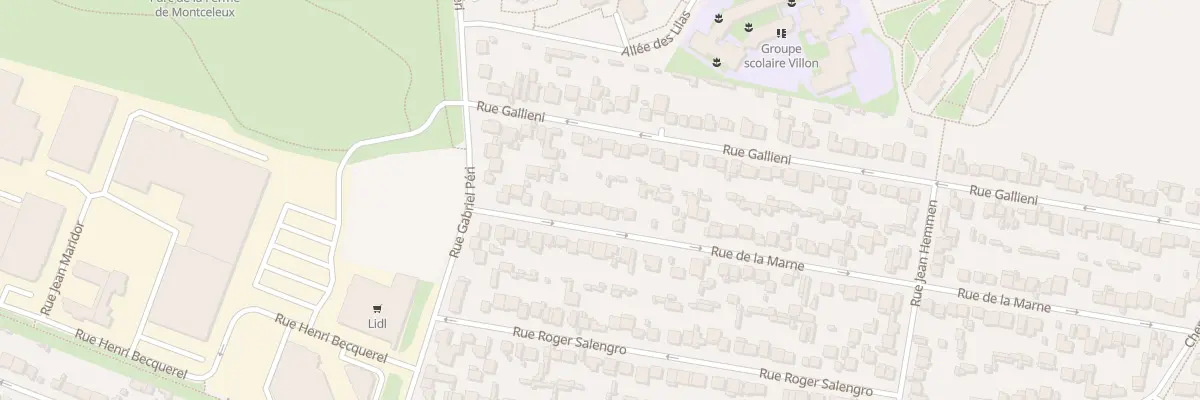 Plan du 13B Rue de la Marne à Sevran