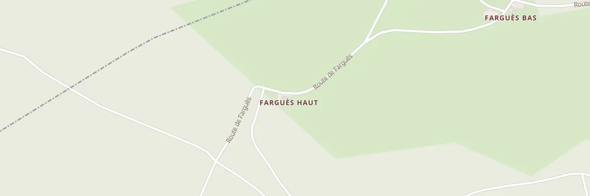 Plan du 4261 Rte de Farguès à Anglès