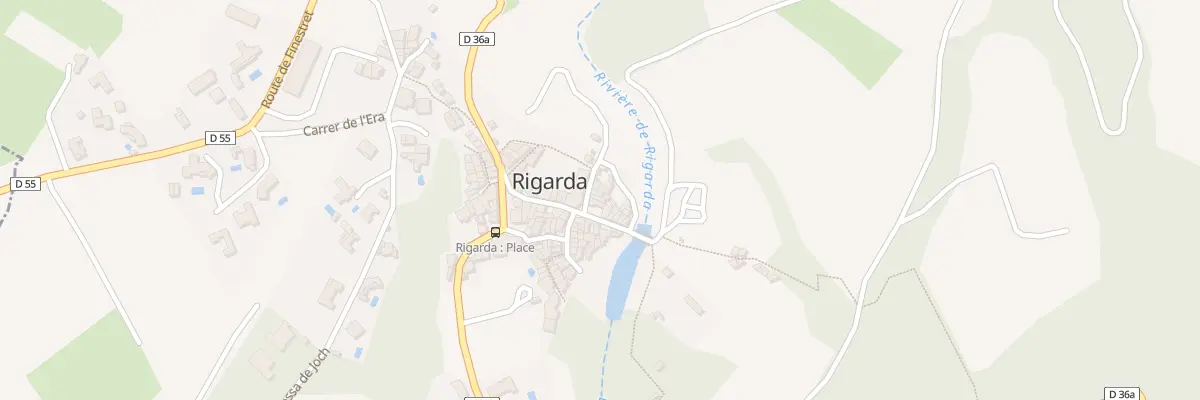 Plan du 2 Rue du Lavoir à Rigarda