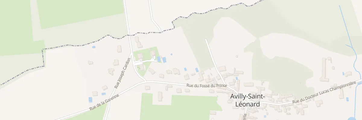 Plan du 16 Rue du Fossé du Prince à Avilly-Saint-Léonard