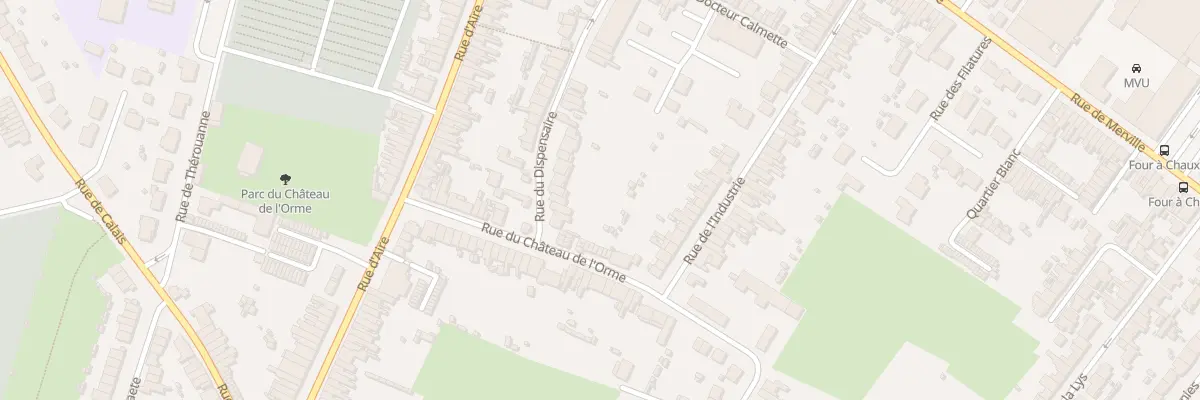 Plan du 59 Rue du Dispensaire à Hazebrouck