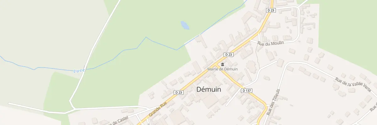 Plan du 9 Gr Grande Rue à Démuin