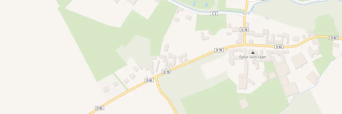 Plan du 64 Rue Principale à Berles-Monchel