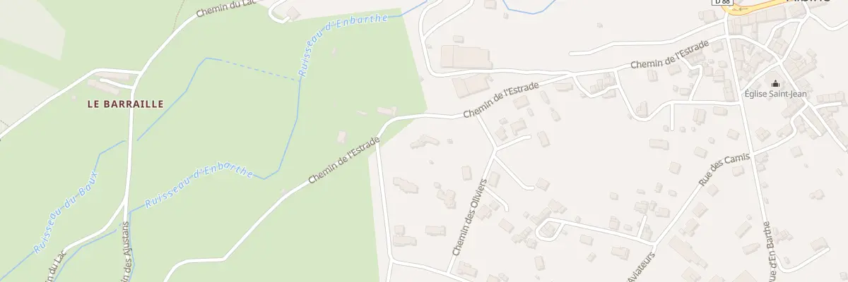 Plan du 5002 Che de l’Estrade à Albine